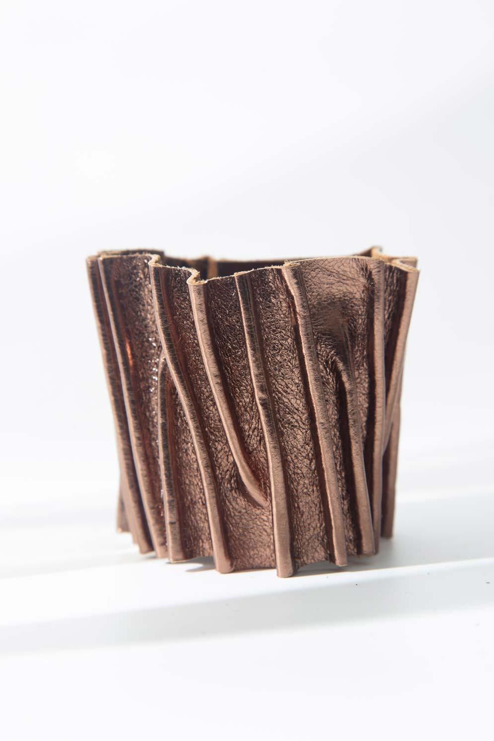 Bauhaus Stitch Bracelet - Brown