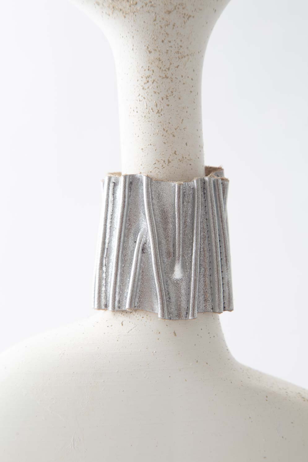 Bauhaus Stitch Bracelet - Silver