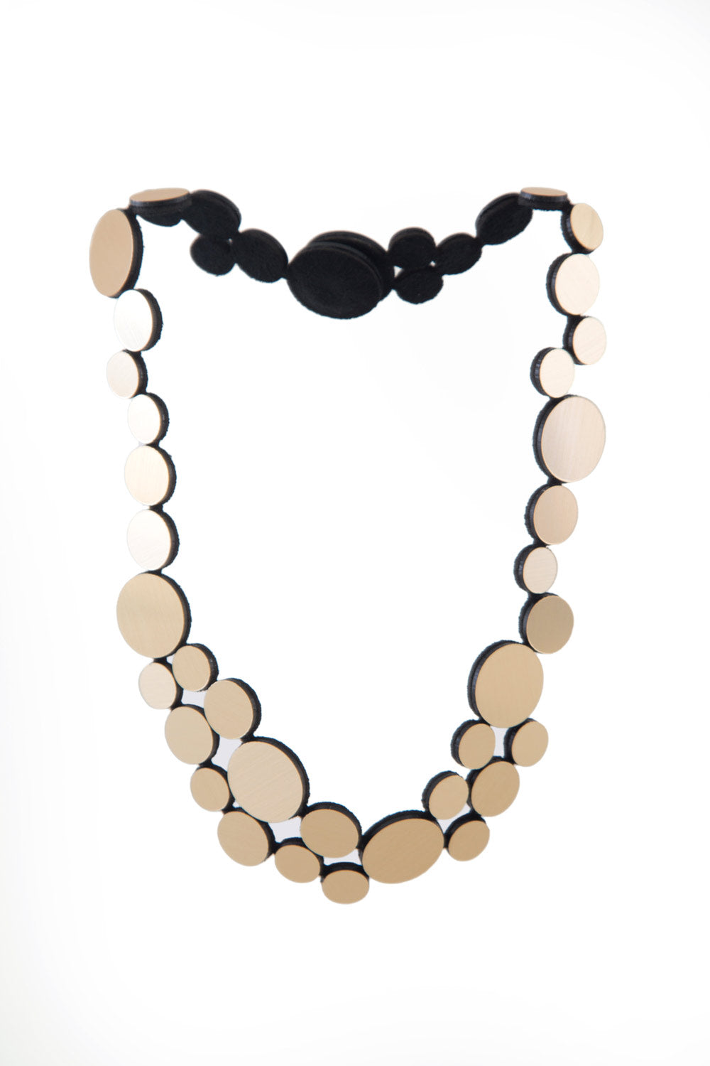 Abstraction Necklace Small - Gold