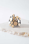 Abstraction Bracelet Asymmetric - Gold