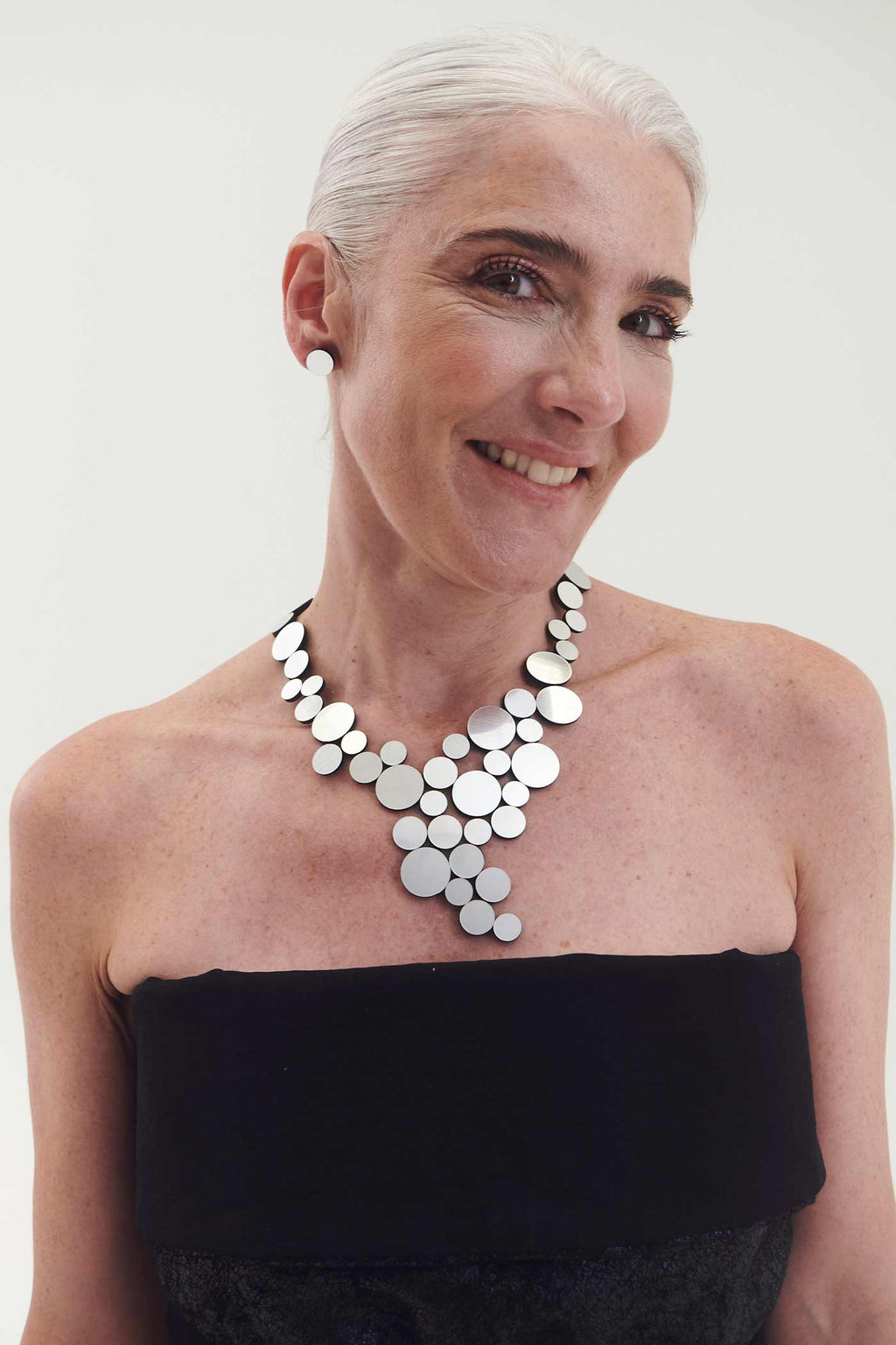 Abstraction Necklace V - Silver