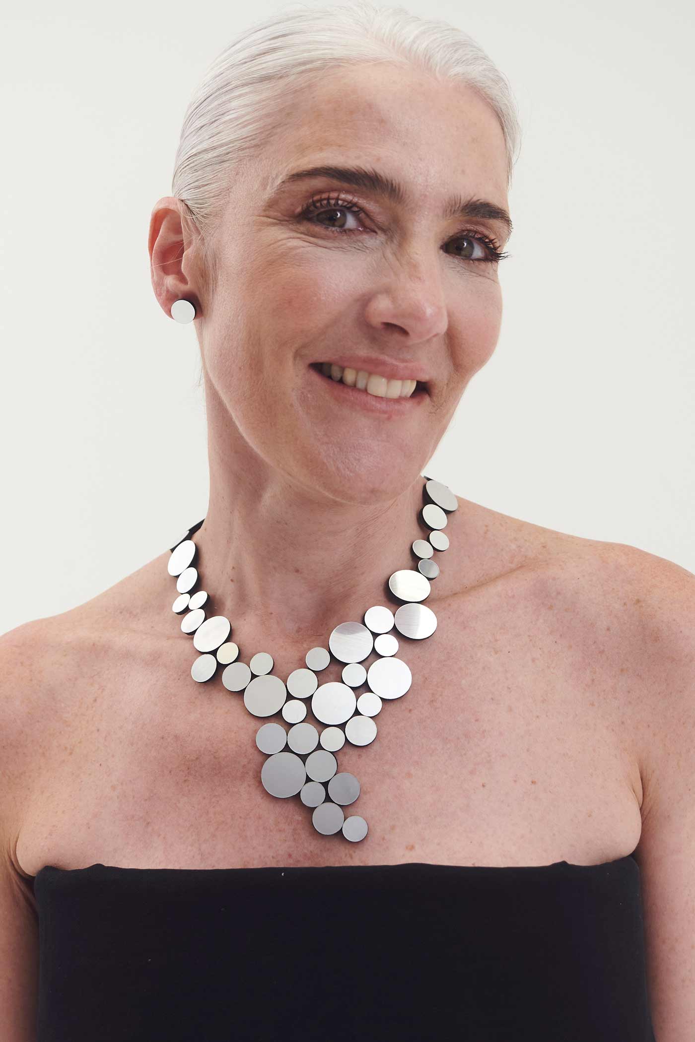 Abstraction Necklace V - Silver