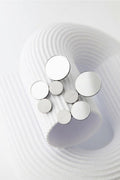 Abstraction Clip-On Earrings - Silver