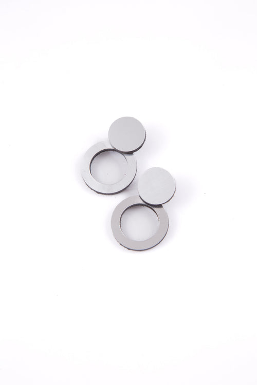 Pendientes Abstraction New - Plata