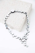 Abstraction V Necklace Small - Silver