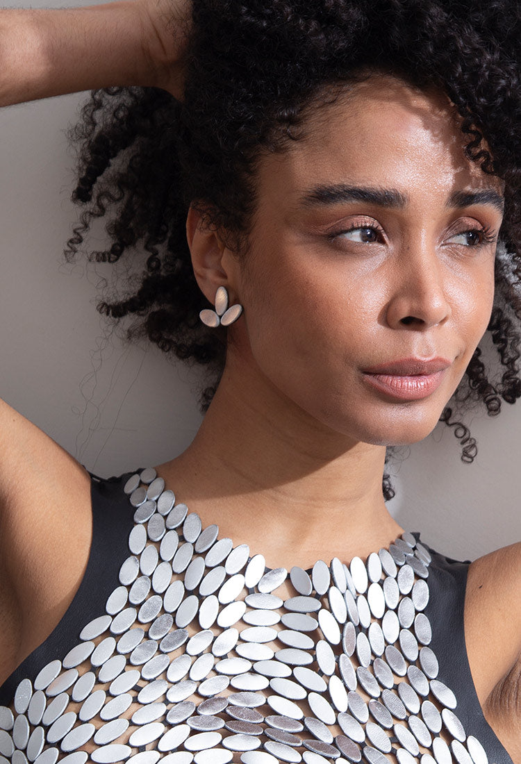 Emma Earrings Small - Silver