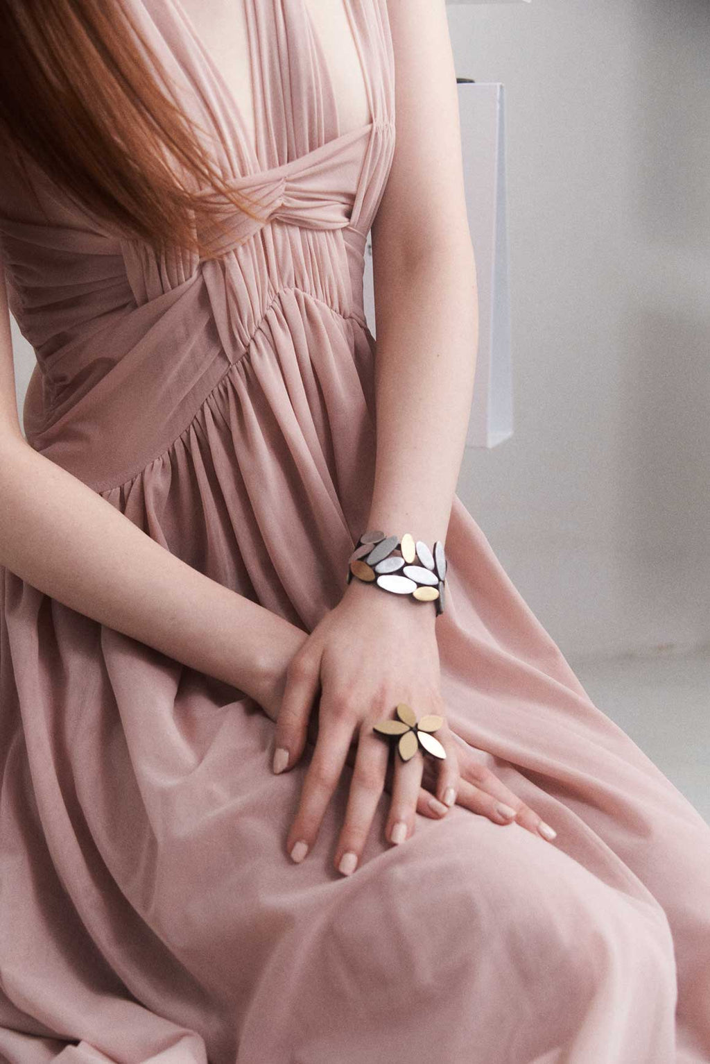 Emma Bracelet Medium - Silver /Gold