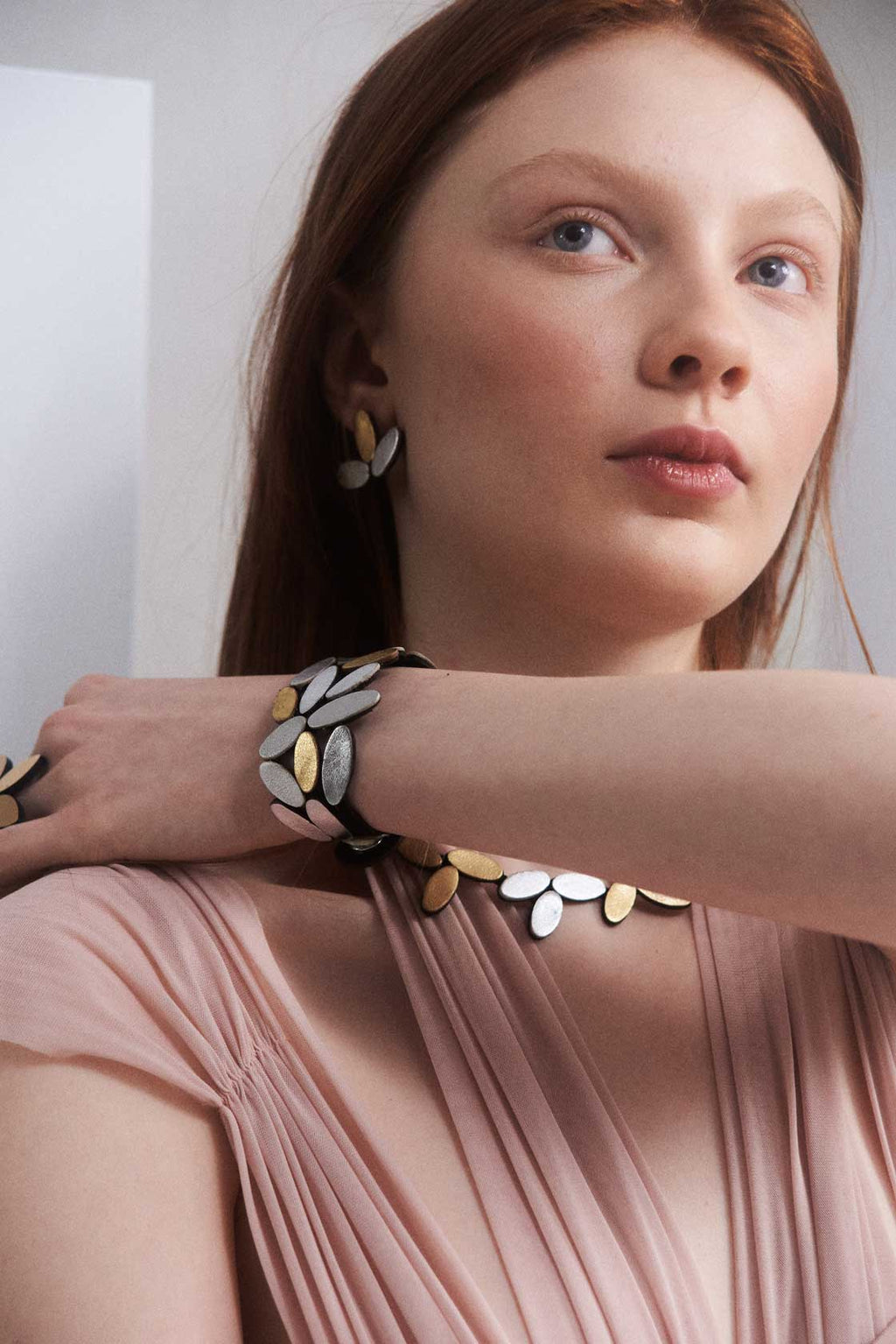 Emma Bracelet Medium - Silver /Gold