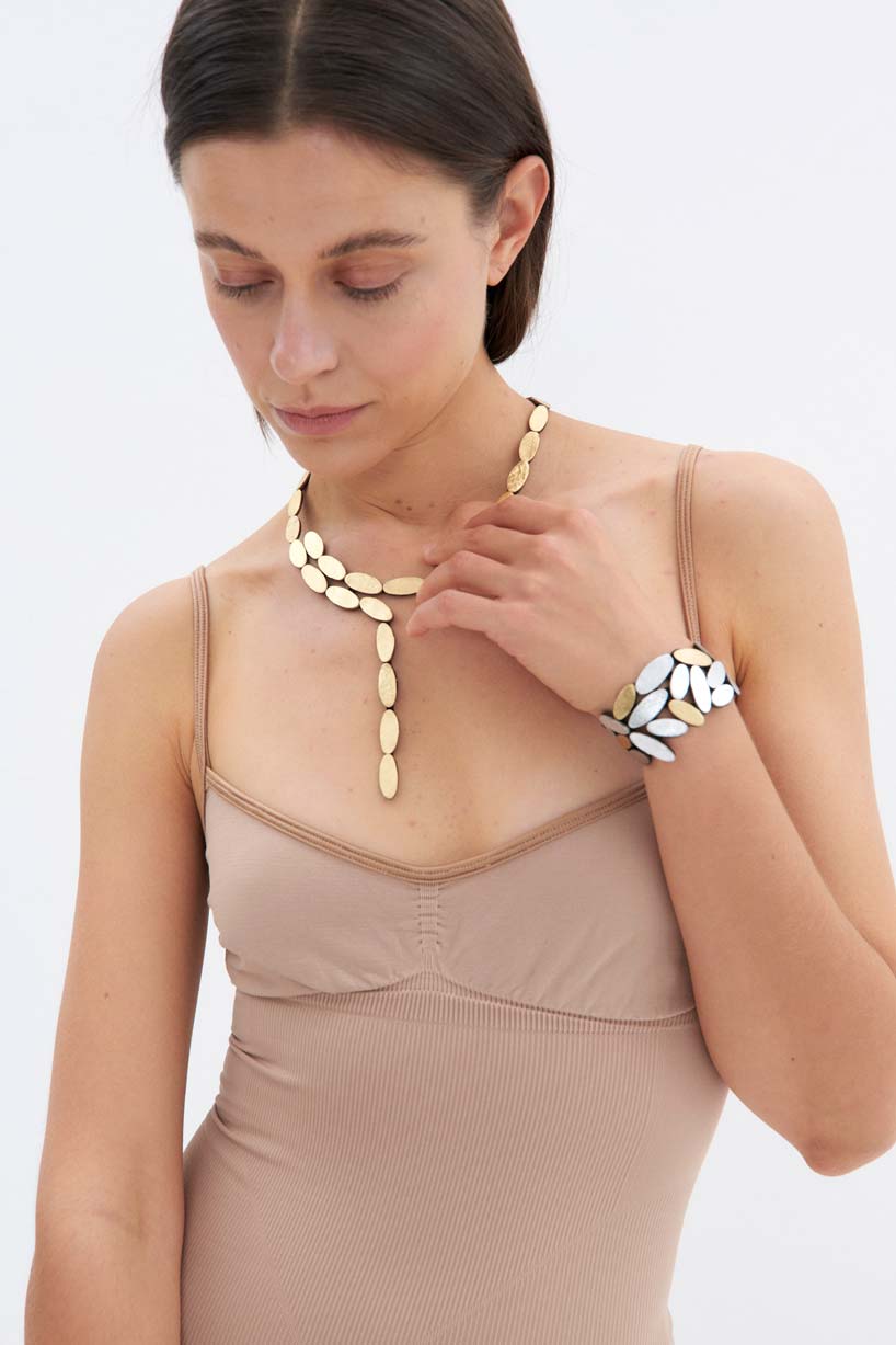 Emma Y Necklace -  Gold