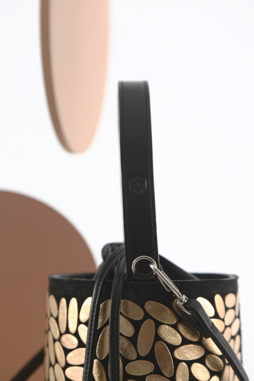 Pre-Order - Emma Bucket Leather Bag - Gold