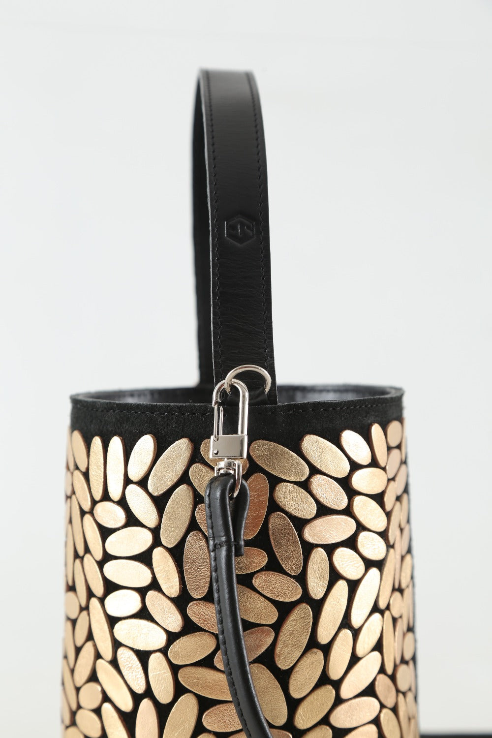 Pre-Order - Emma Bucket Leather Bag - Gold