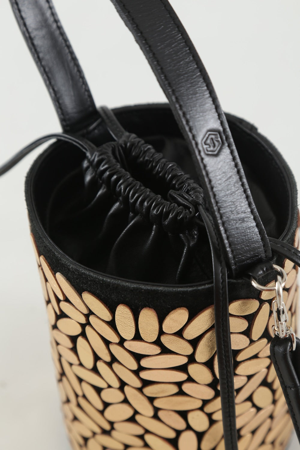 Pre-Order - Emma Bucket Leather Bag - Gold