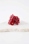 Kate Leaves Bracelet - Red
