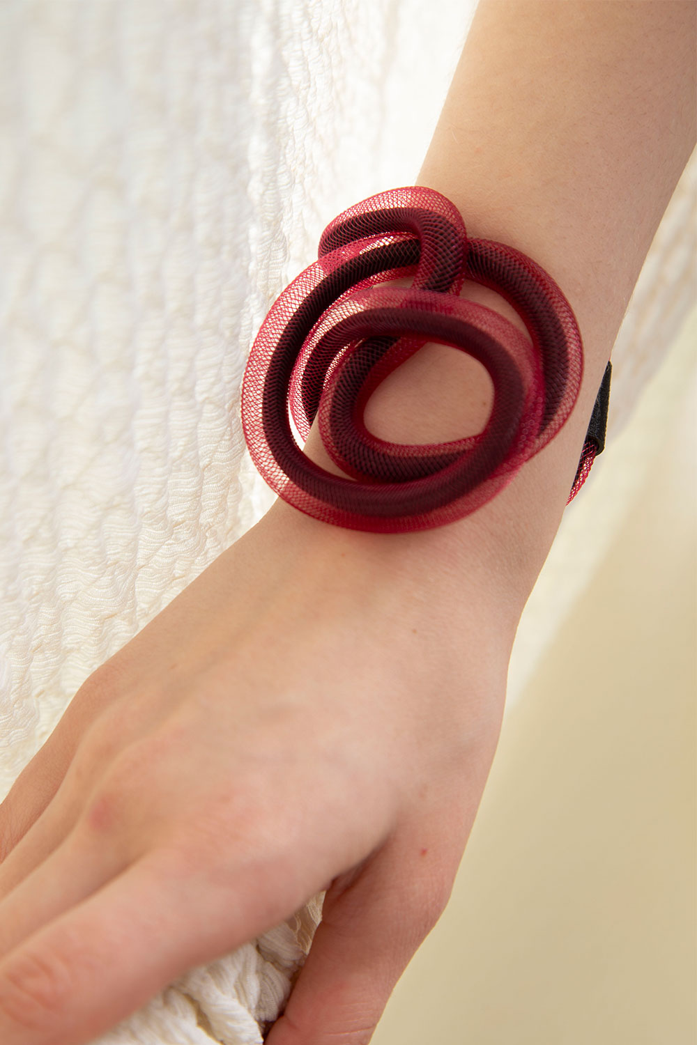 Life Knot Bracelet - Burgundy