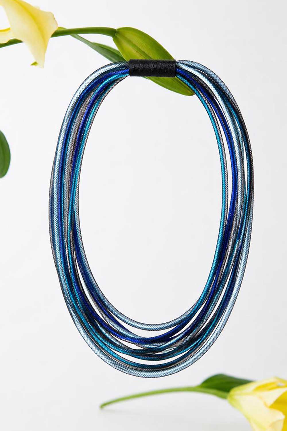 Life Necklace Round - Cool Colors