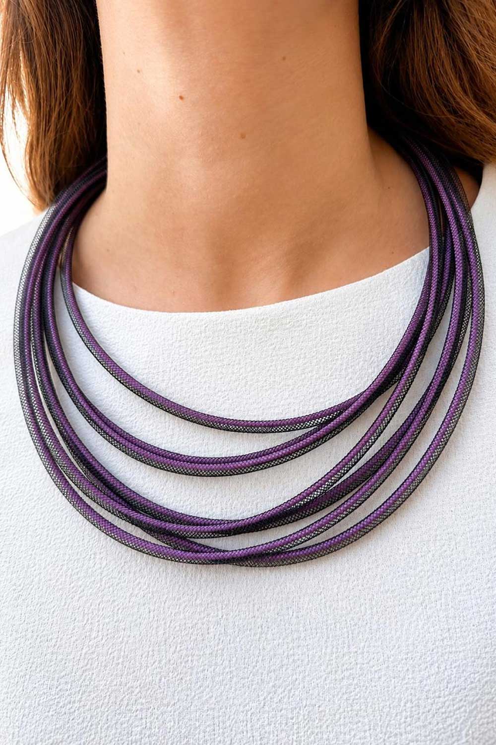 Collar Life Round - Violeta