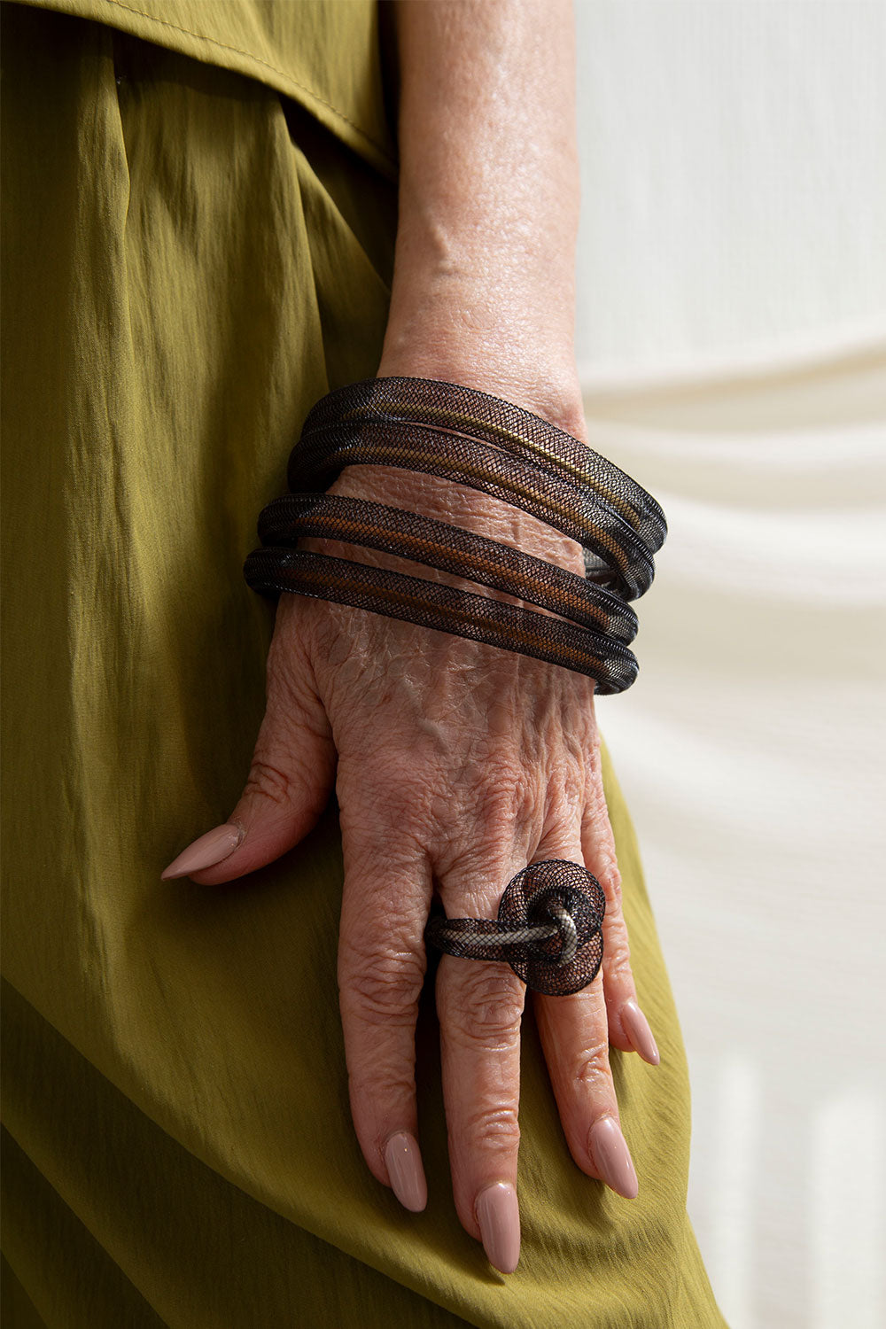Life Bracelet 4 Layers - Metallics