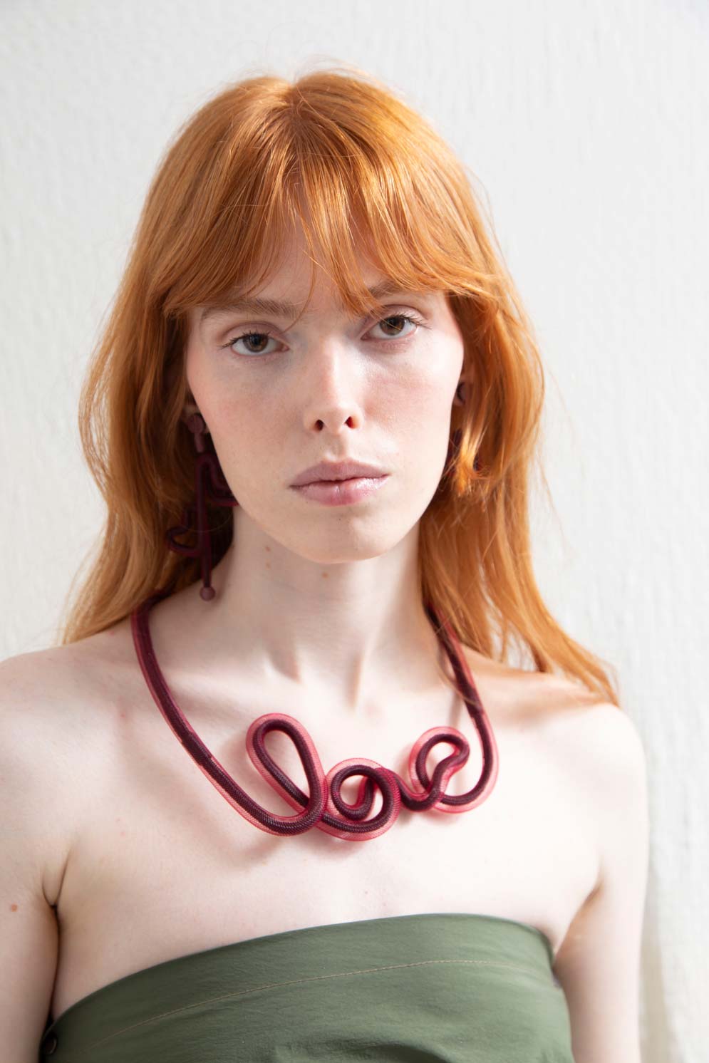 Life Necklace Love - Burgundy