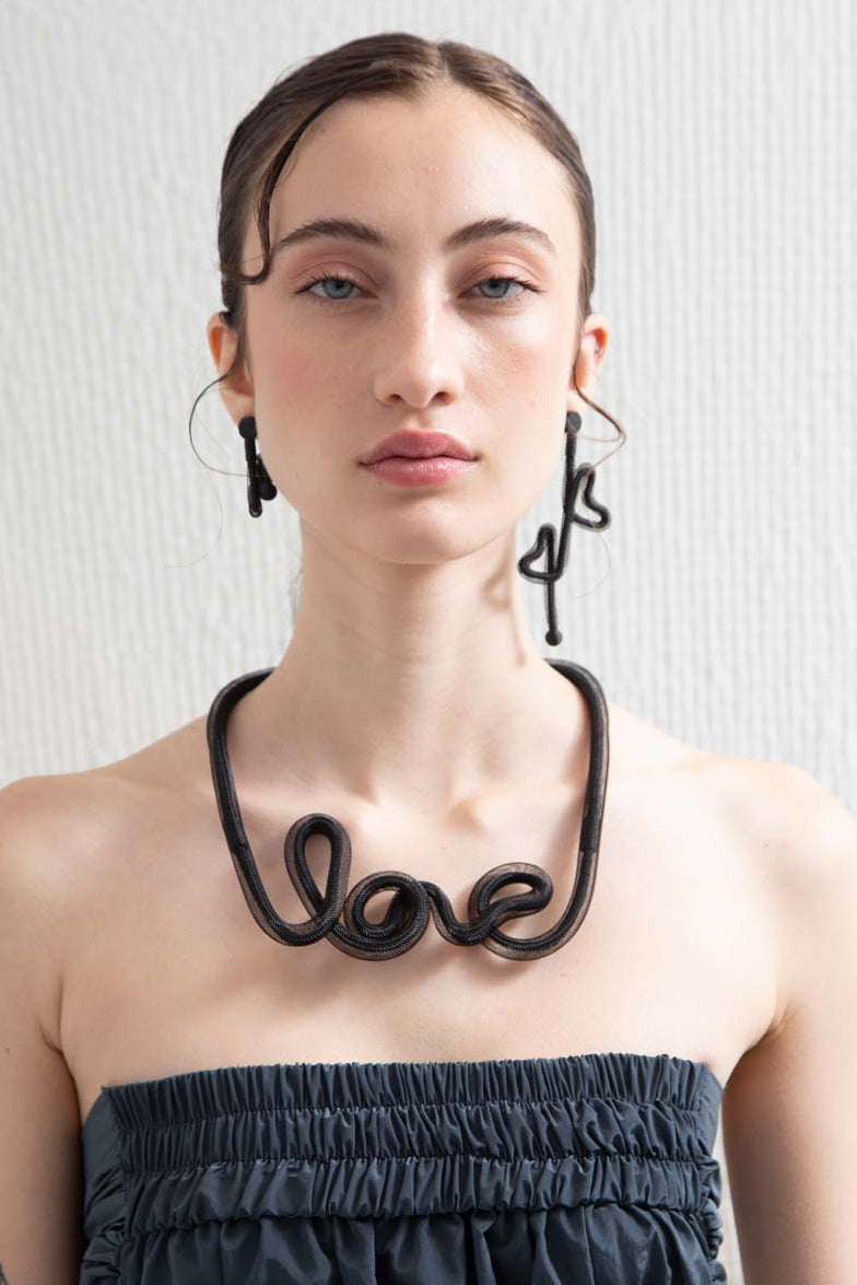 Life Necklace Love - Black