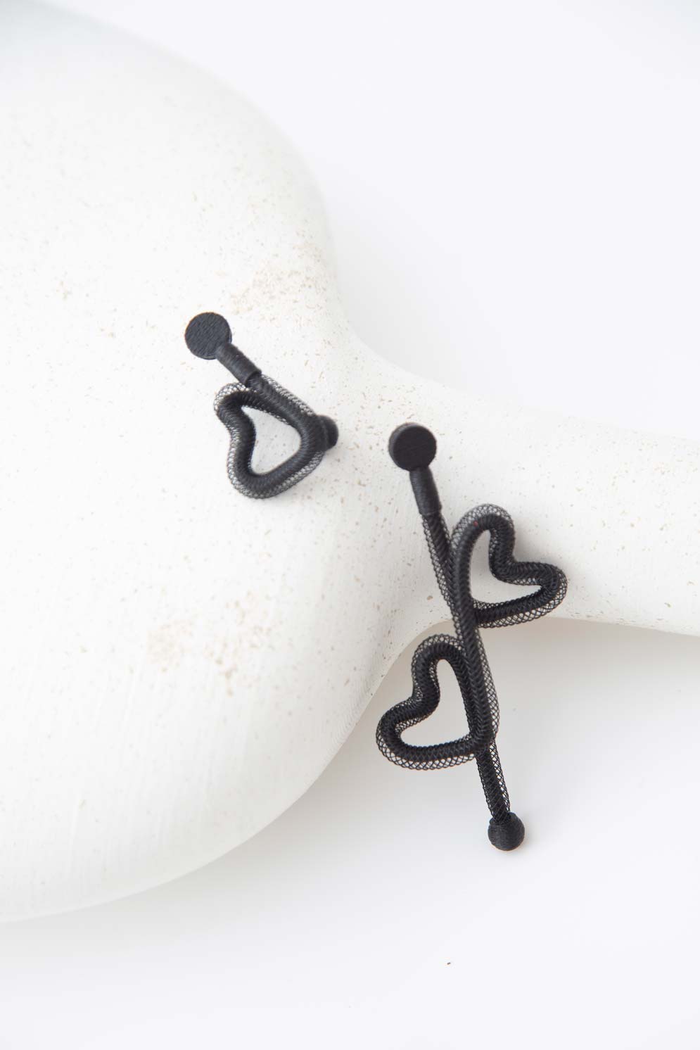 Life Earrings Love - Black