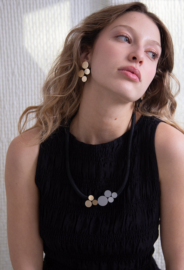 Life Necklace Short  Interchangeable Charms - Silver/Gold