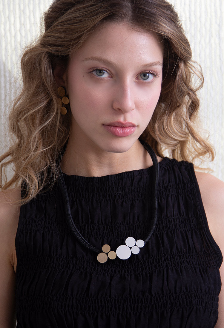 Life Necklace Short  Interchangeable Charms - Silver/Gold