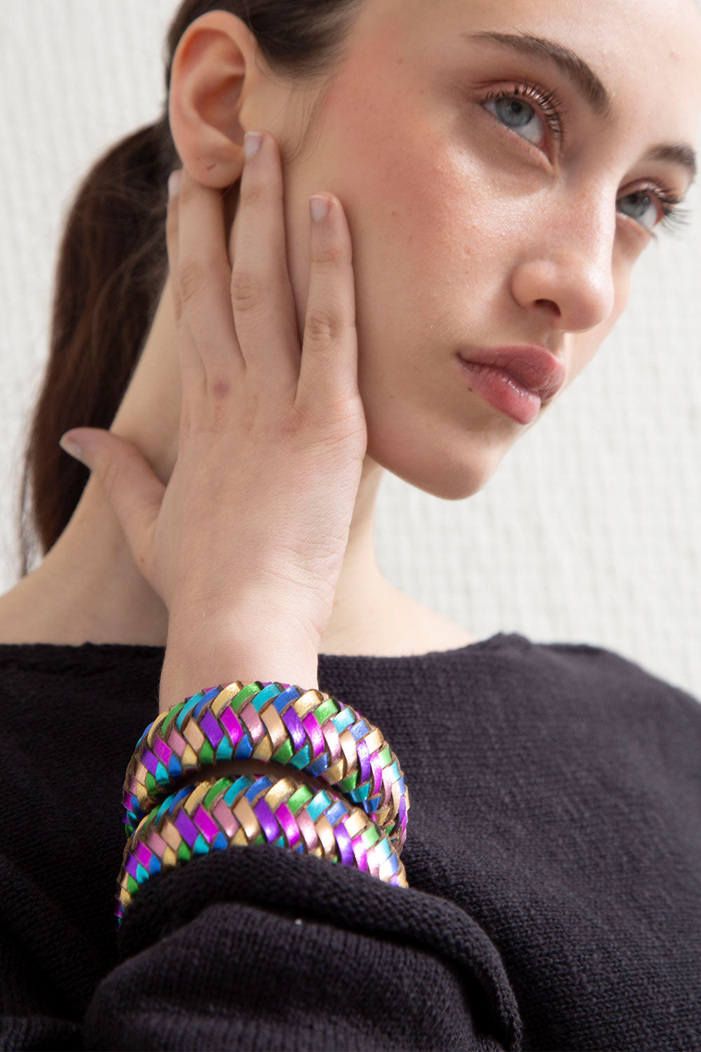 Rainbow Bracelet Woven - Rainbow
