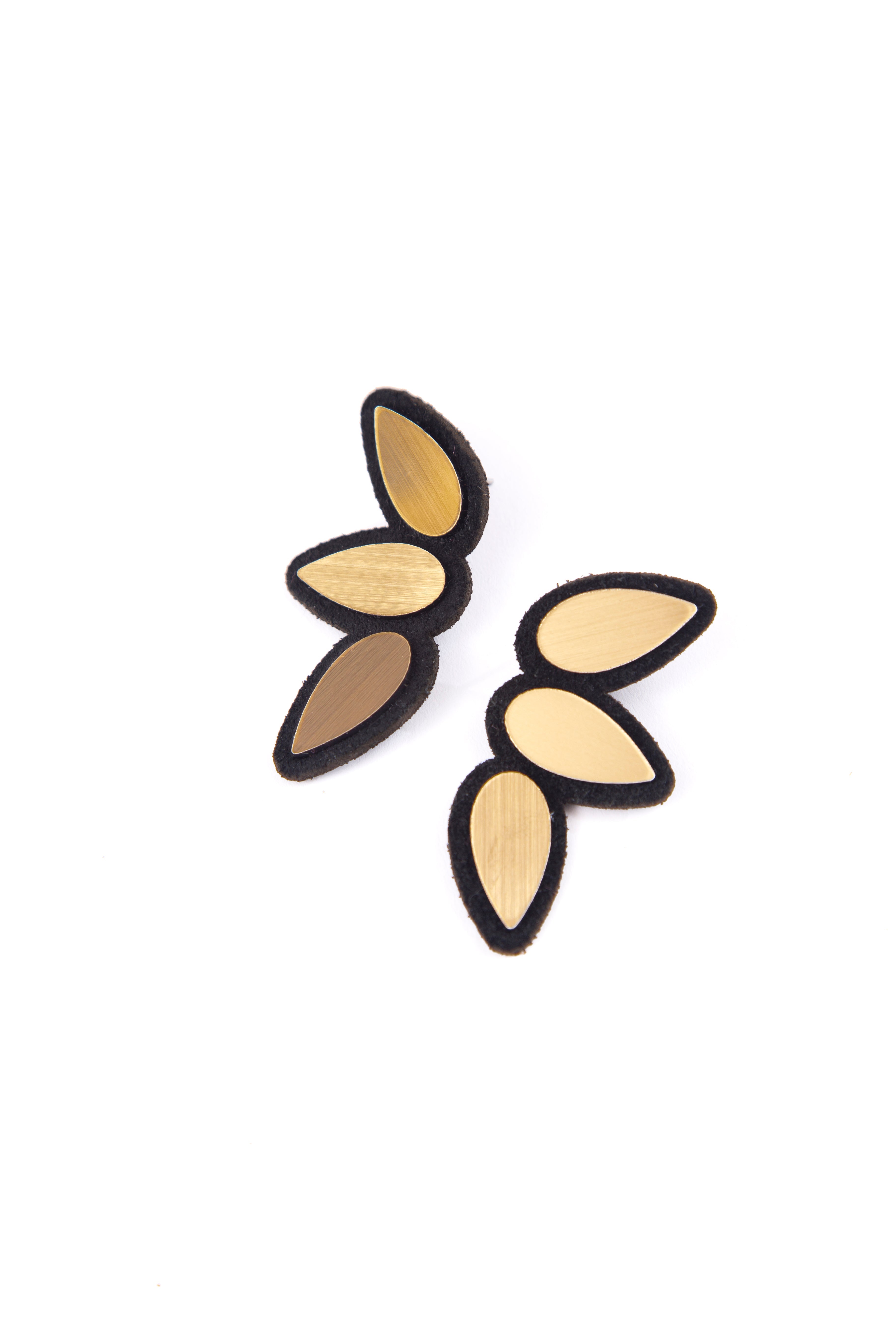 Raindrop Earrings Small - Gold