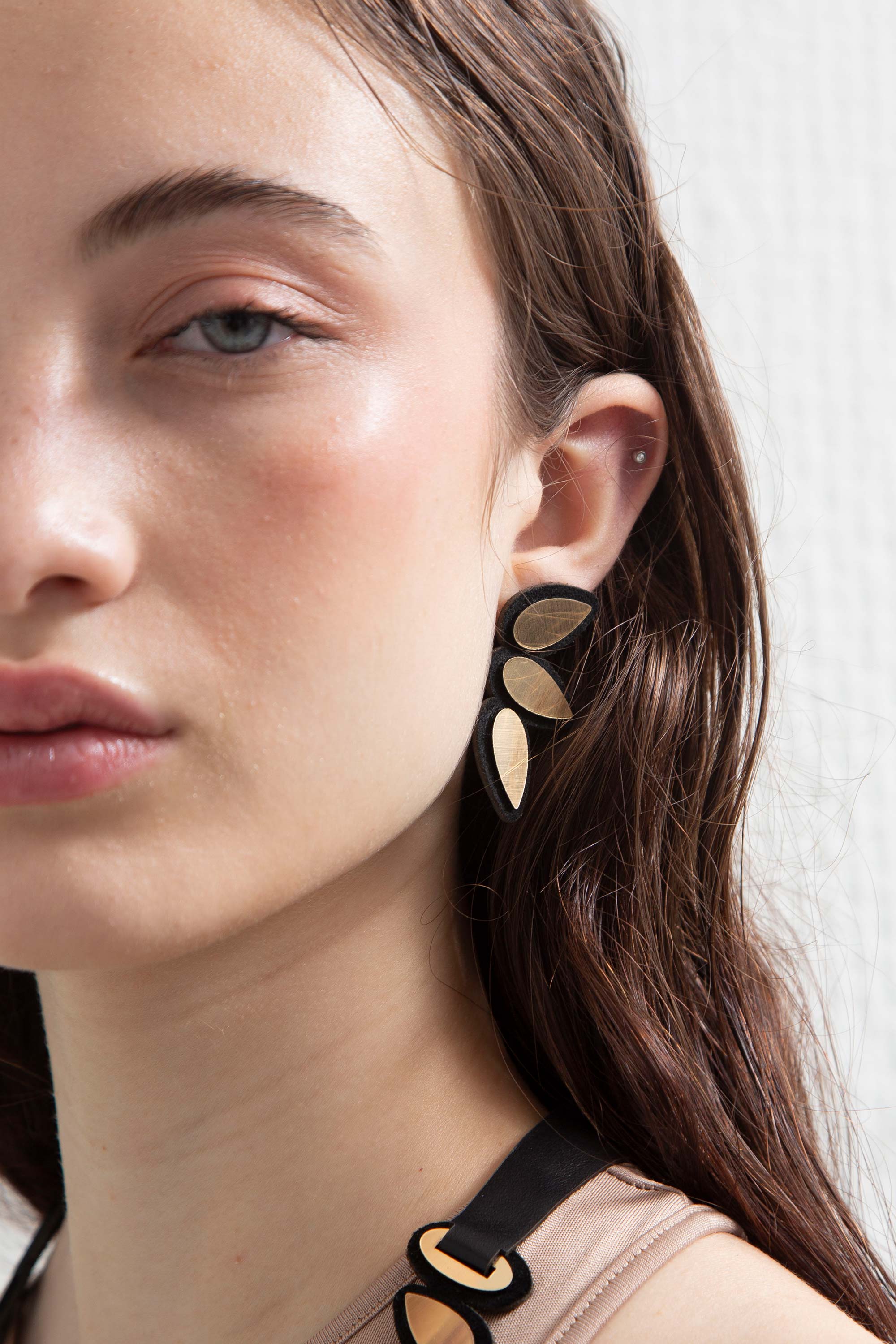 Raindrop Earrings Small - Gold
