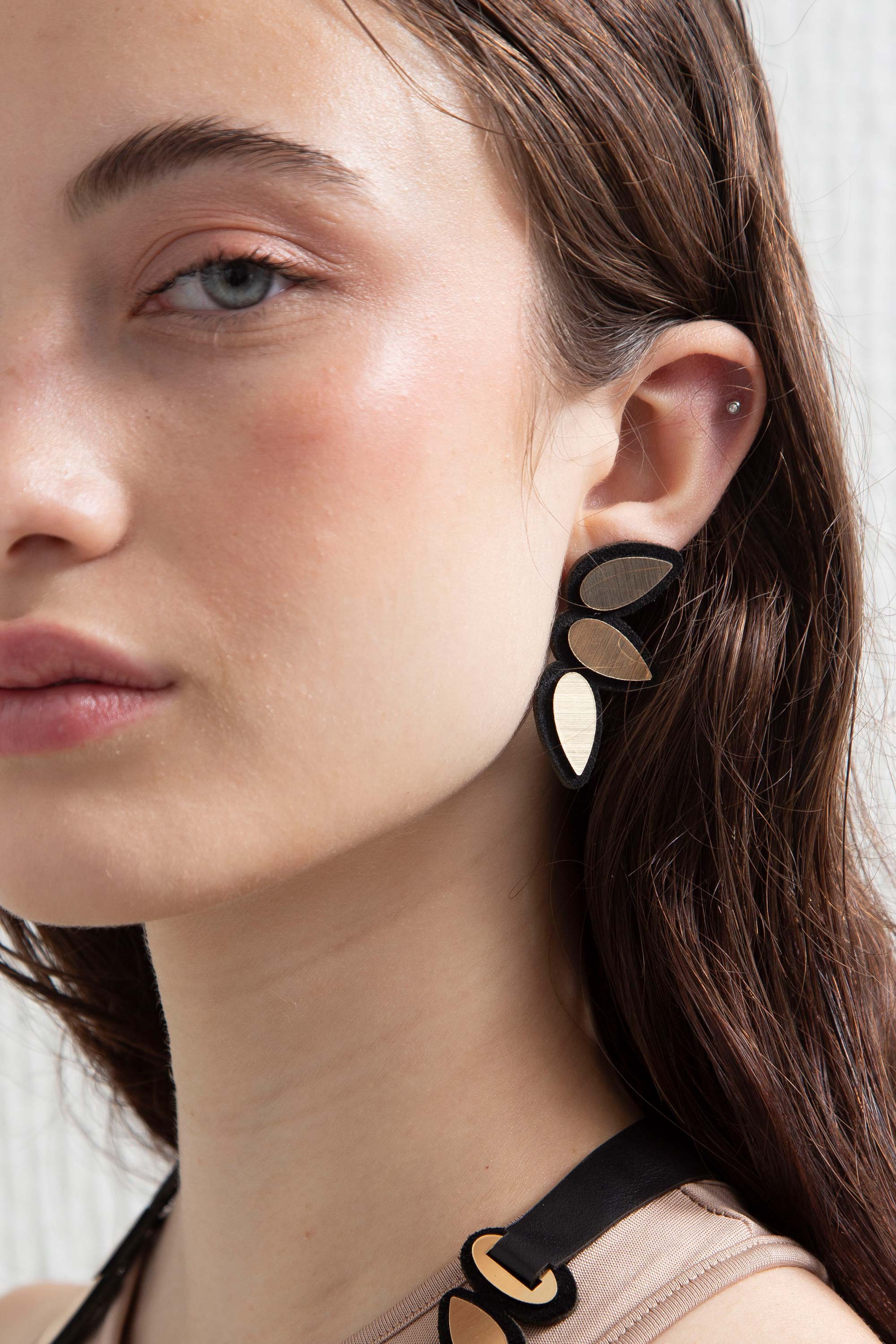 Raindrop Earrings Small - Gold