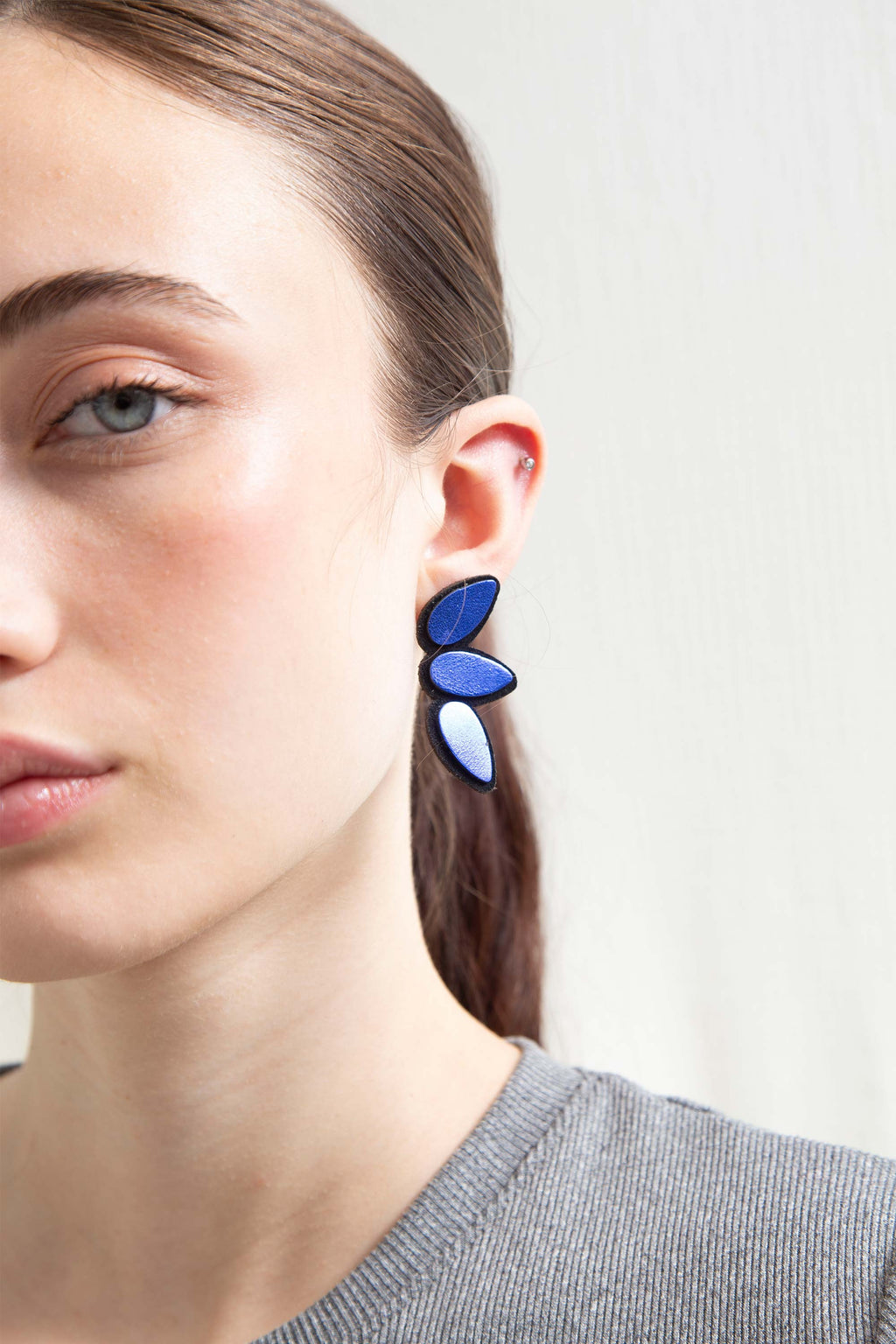 Raindrop Earrings Small - Blue