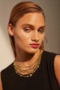 Victoria Threads Necklace - Gold