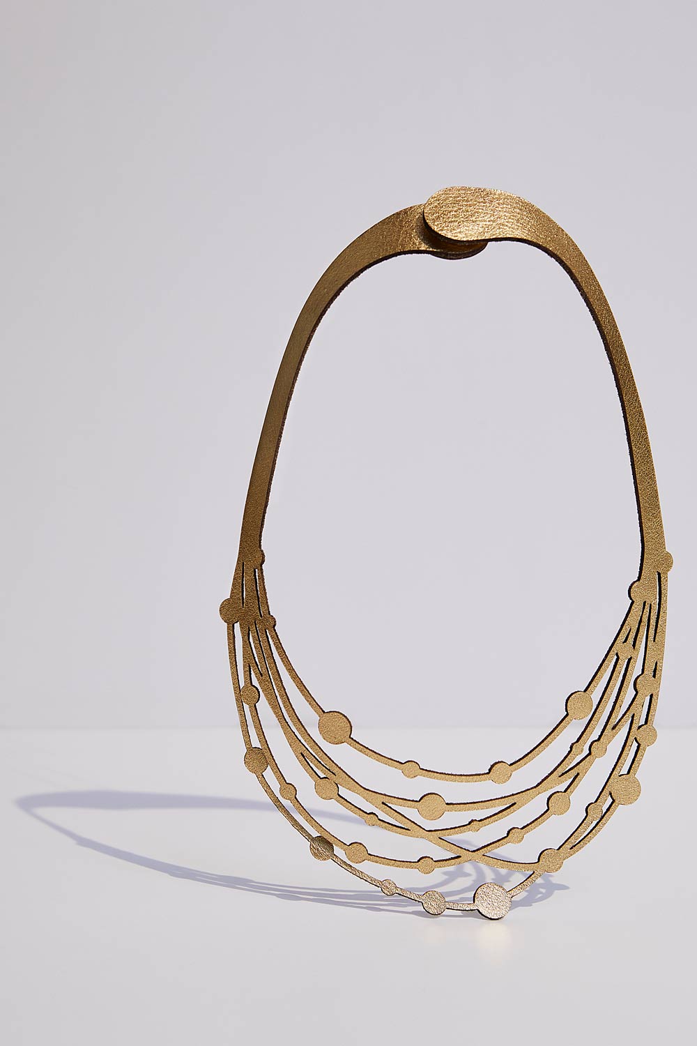 Victoria Threads Necklace - Gold