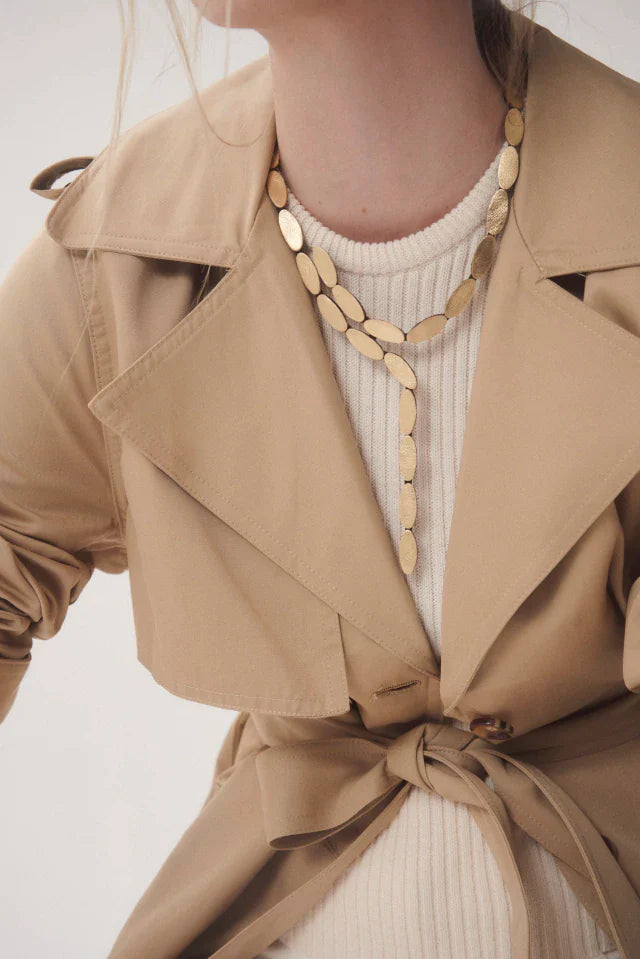 Emma Y Necklace -  Gold