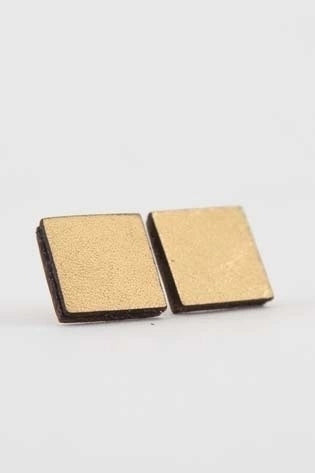Rainbow Earrings Square - Gold