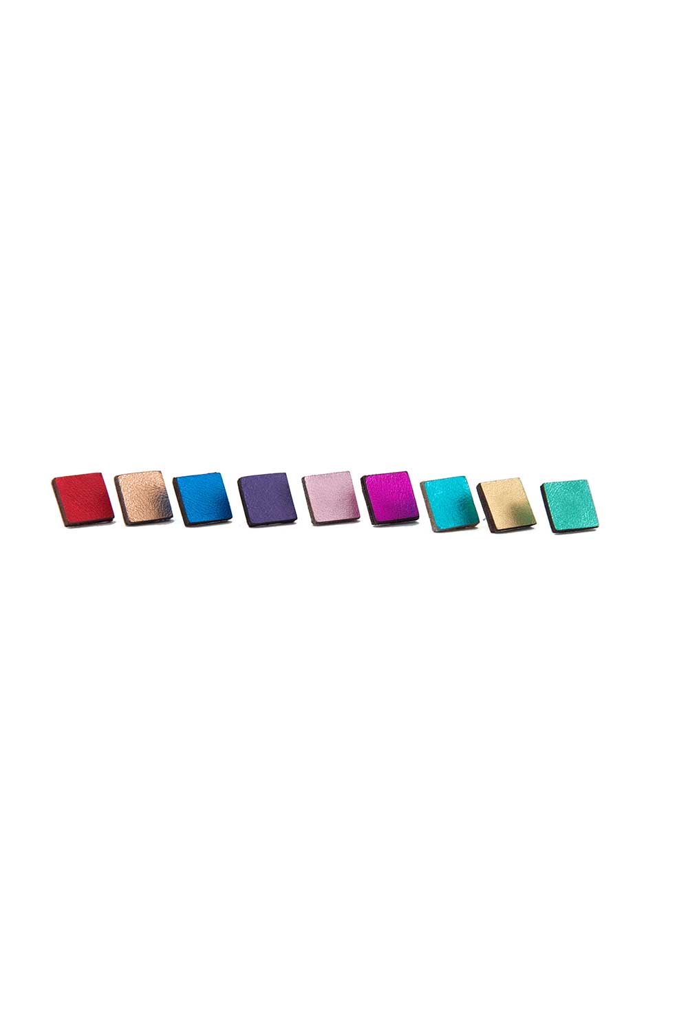 Rainbow Earrings Square - Gold