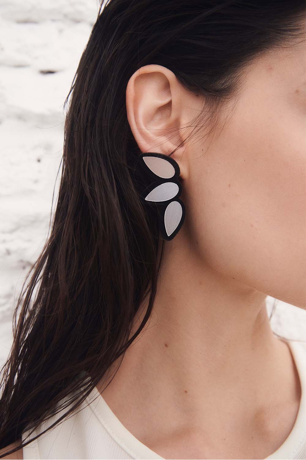 Raindrop Earrings Small - Silver